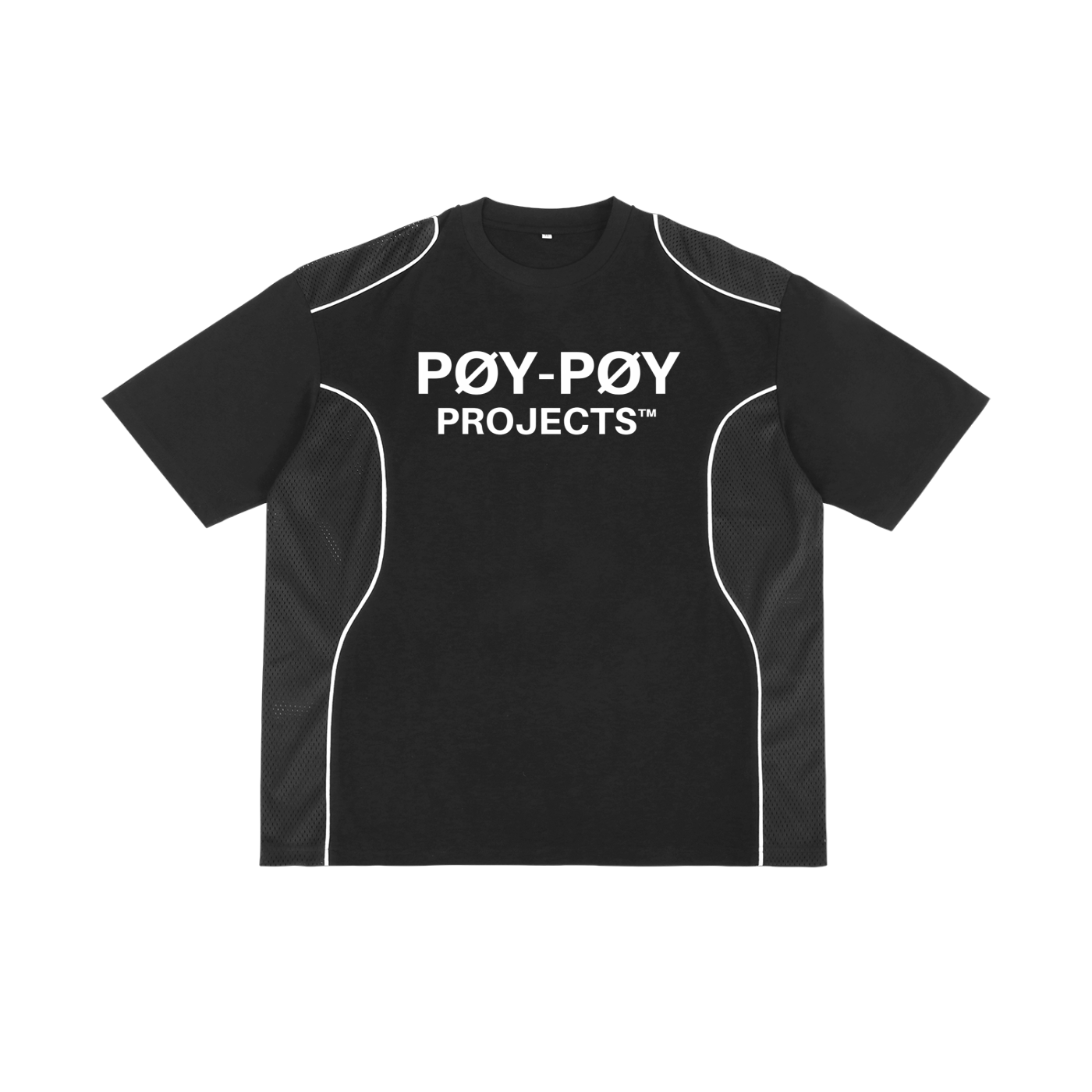 Contrast Piped Panel T-Shirt