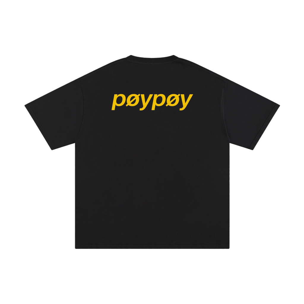Yellow print Unisex Pure Cotton T-Shirt