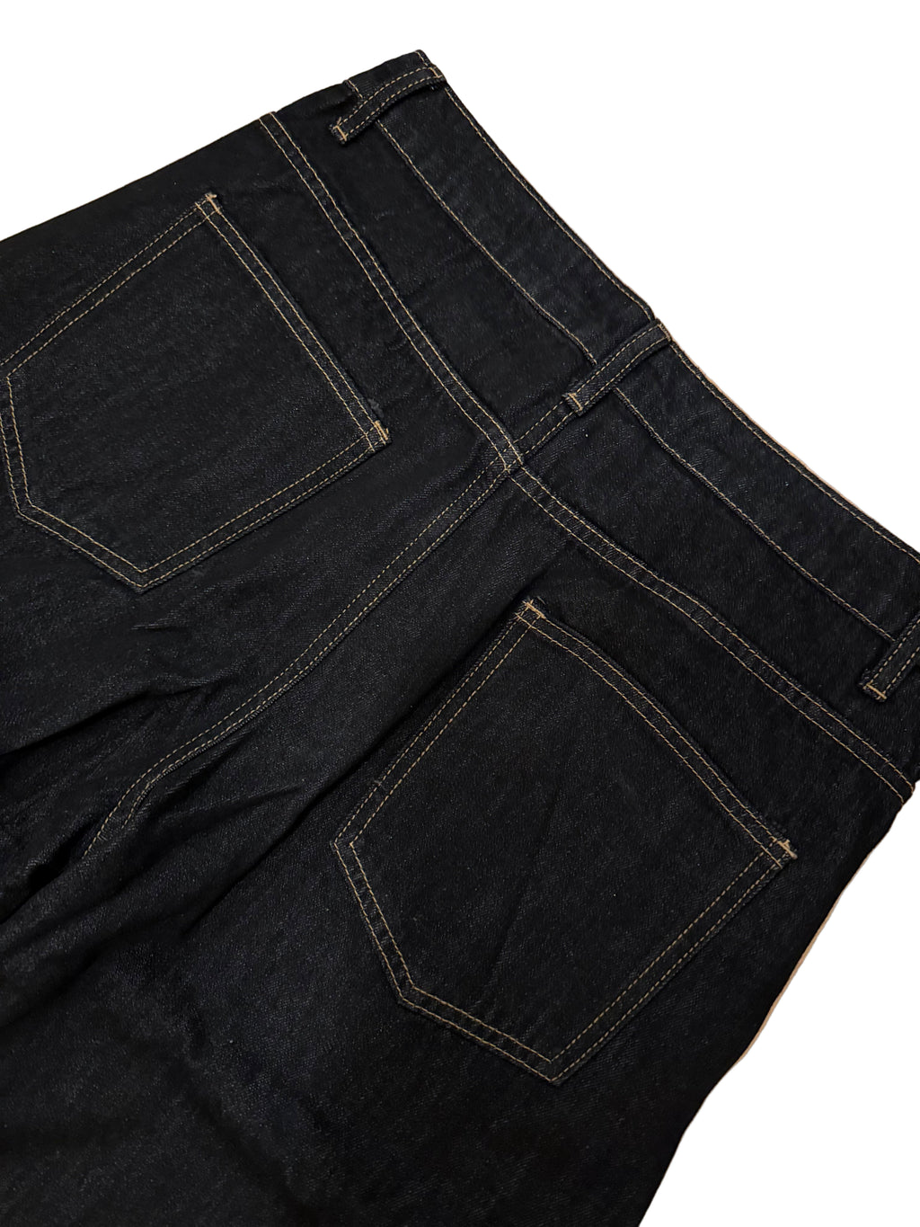 WIDE BLACK DENIM JEANS