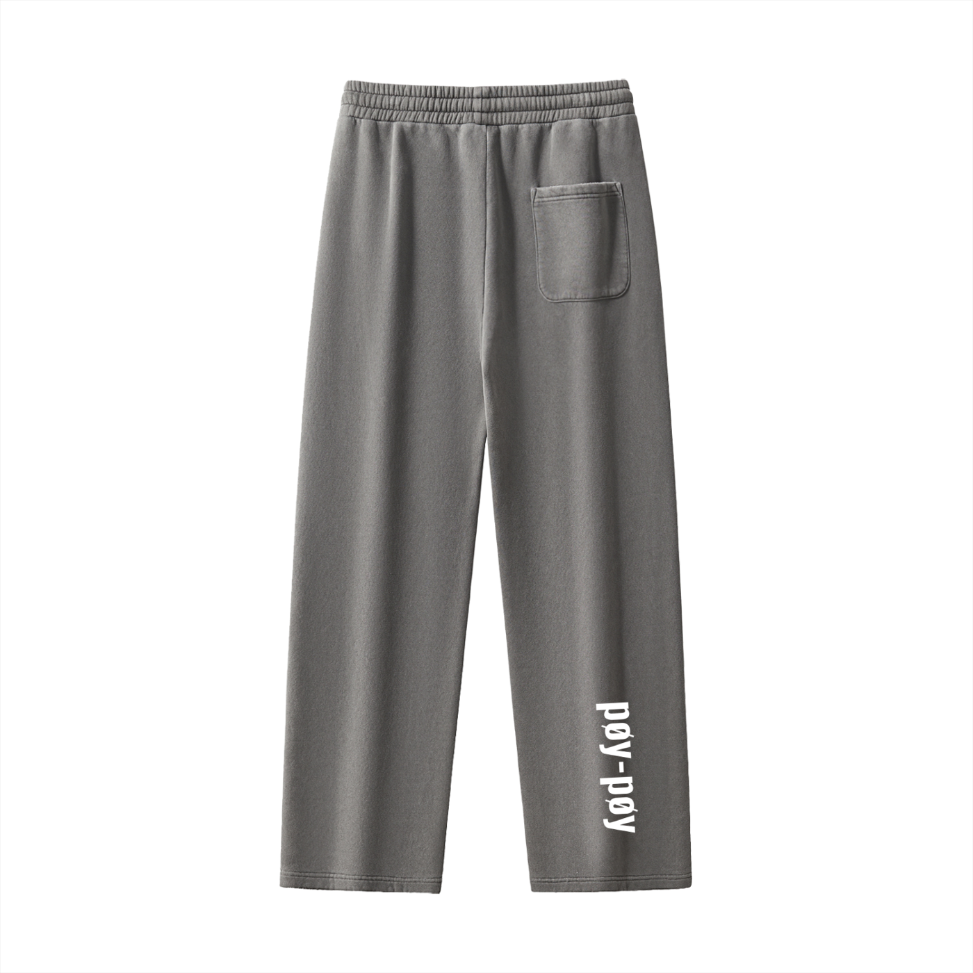 Frayed Enzyme Washed Fleece Sweatpants