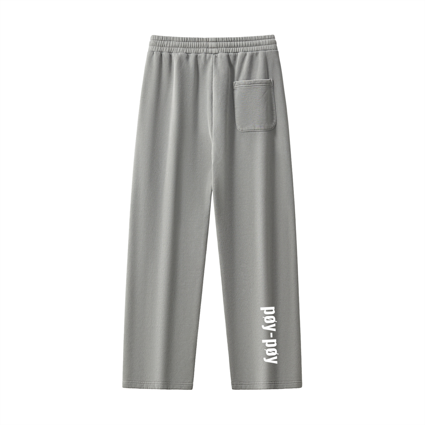 Frayed Enzyme Washed Fleece Sweatpants