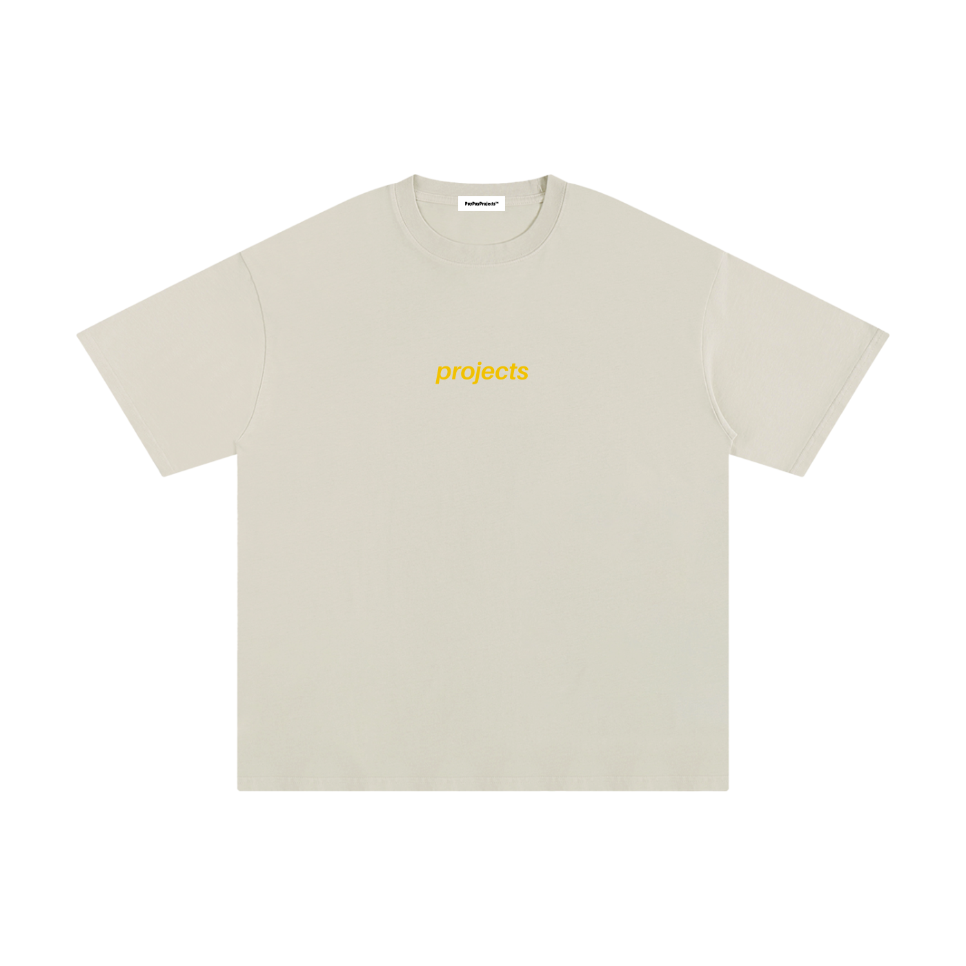 Yellow print Unisex Pure Cotton T-Shirt