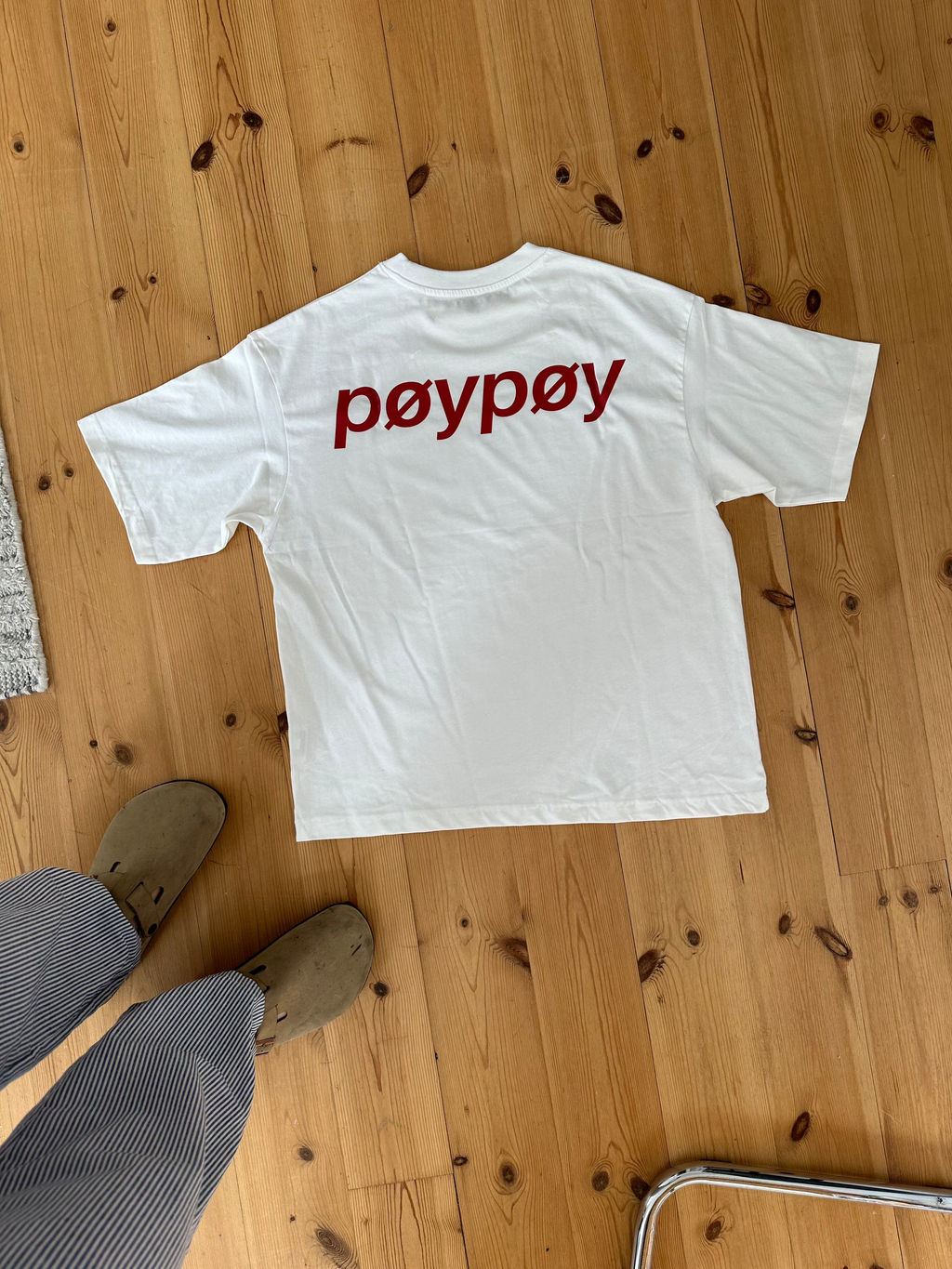 pøy pøy Heavyweight Drop Shoulder Cotton T-Shirt