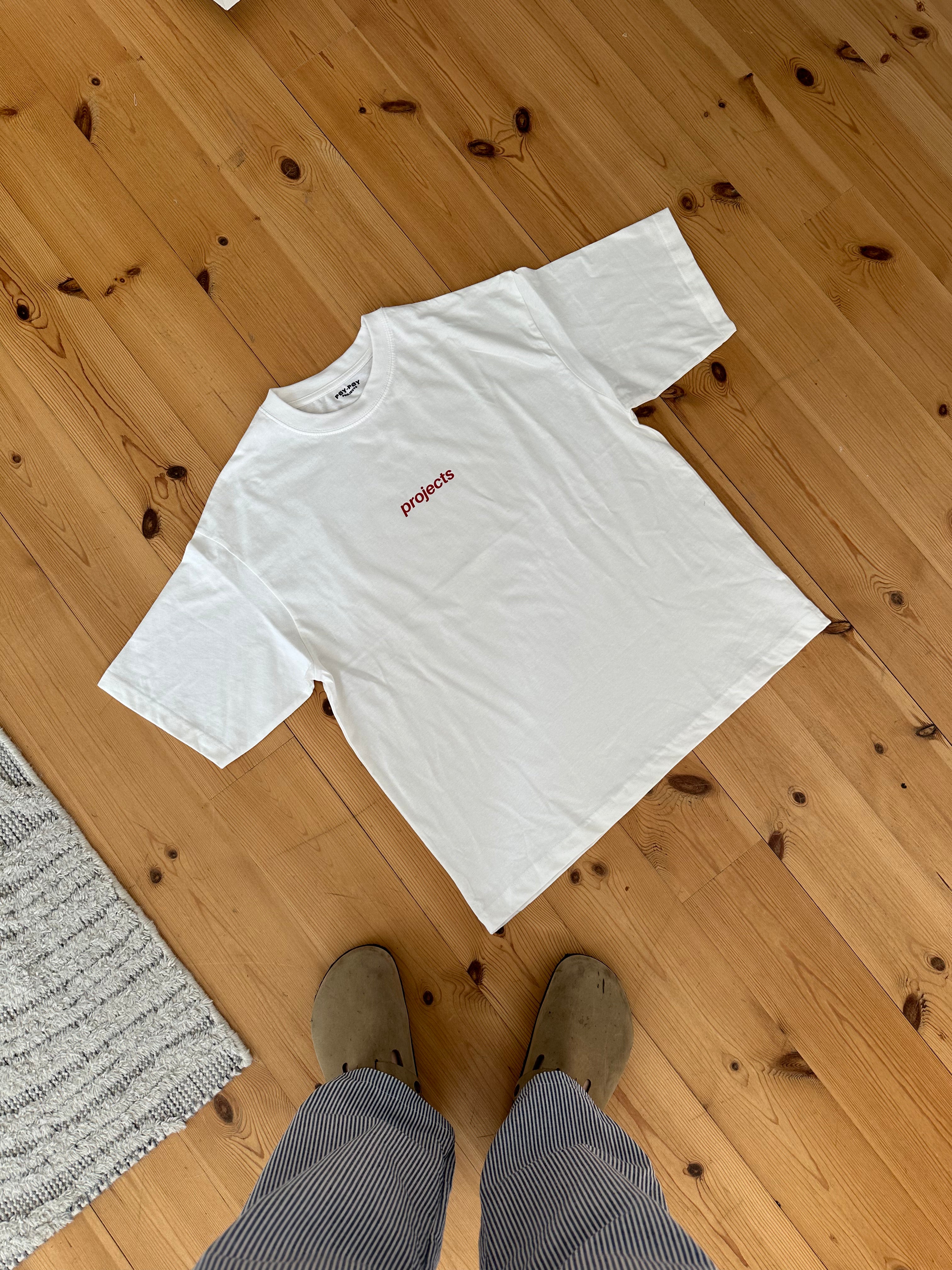 pøy pøy Heavyweight Drop Shoulder Cotton T-Shirt