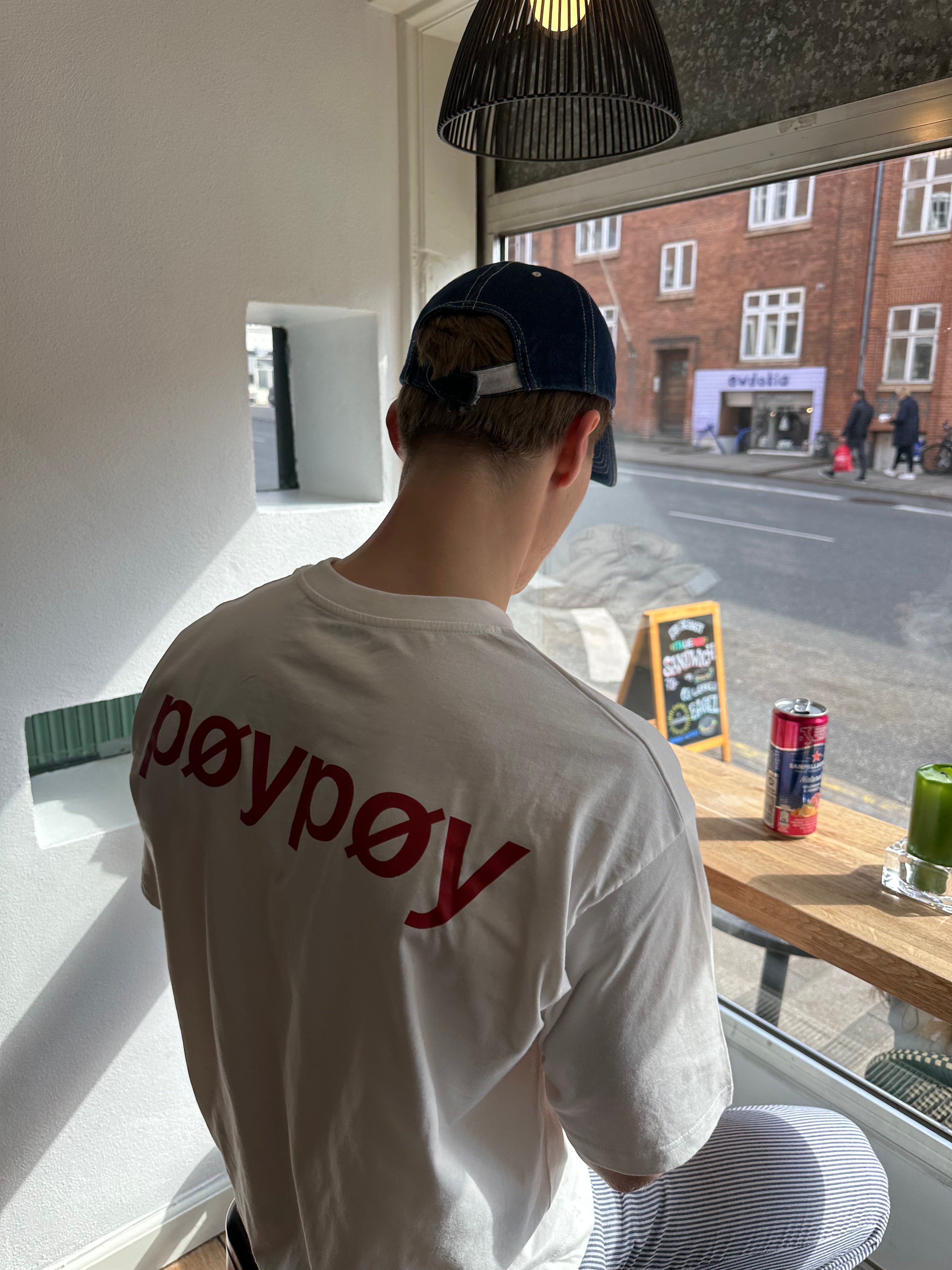 pøy pøy Heavyweight Drop Shoulder Cotton T-Shirt