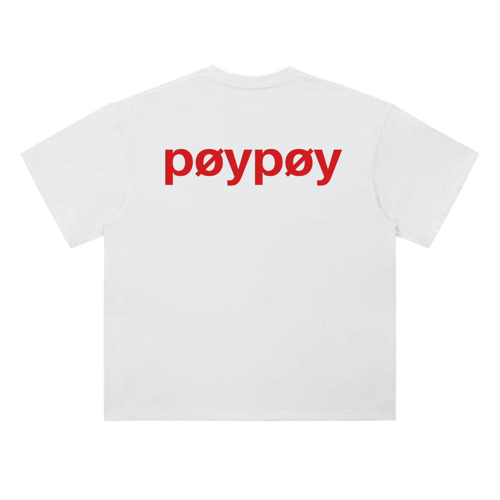 pøy pøy Heavyweight Drop Shoulder Cotton T-Shirt