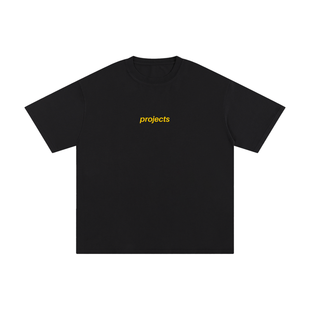 Yellow print Unisex Pure Cotton T-Shirt