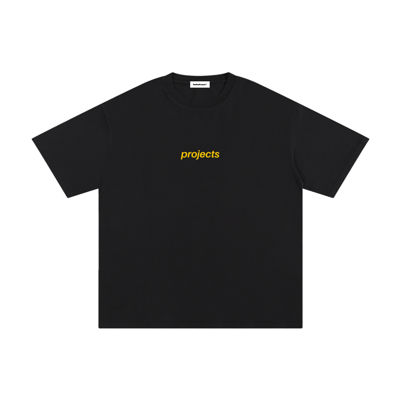Yellow print Unisex Pure Cotton T-Shirt