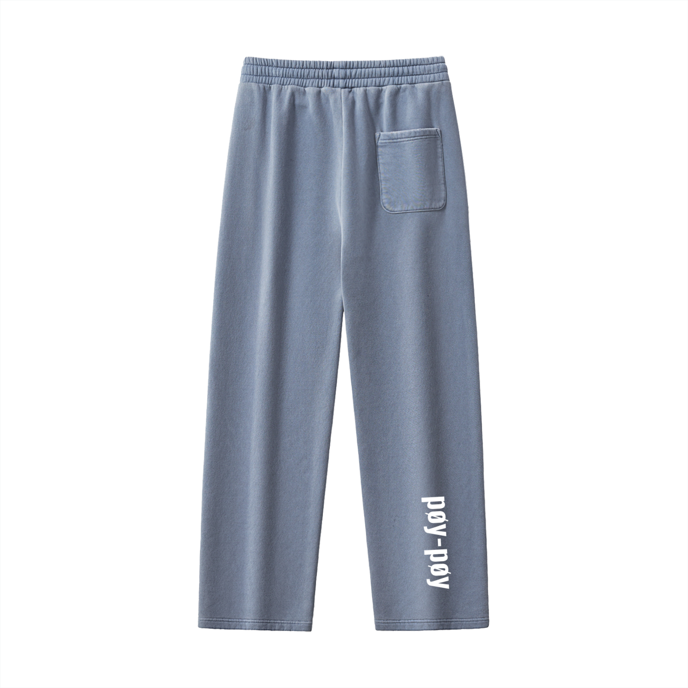 Frayed Enzyme Washed Fleece Sweatpants